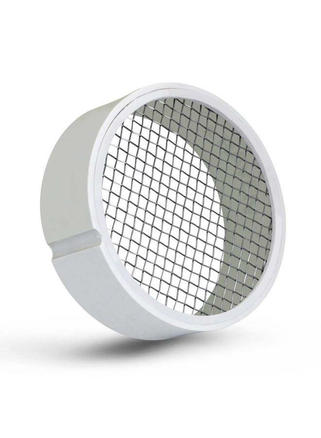 Raven R1511 6 inch PVC Termination Vent with Stainless Steel Screen, White - Image 1