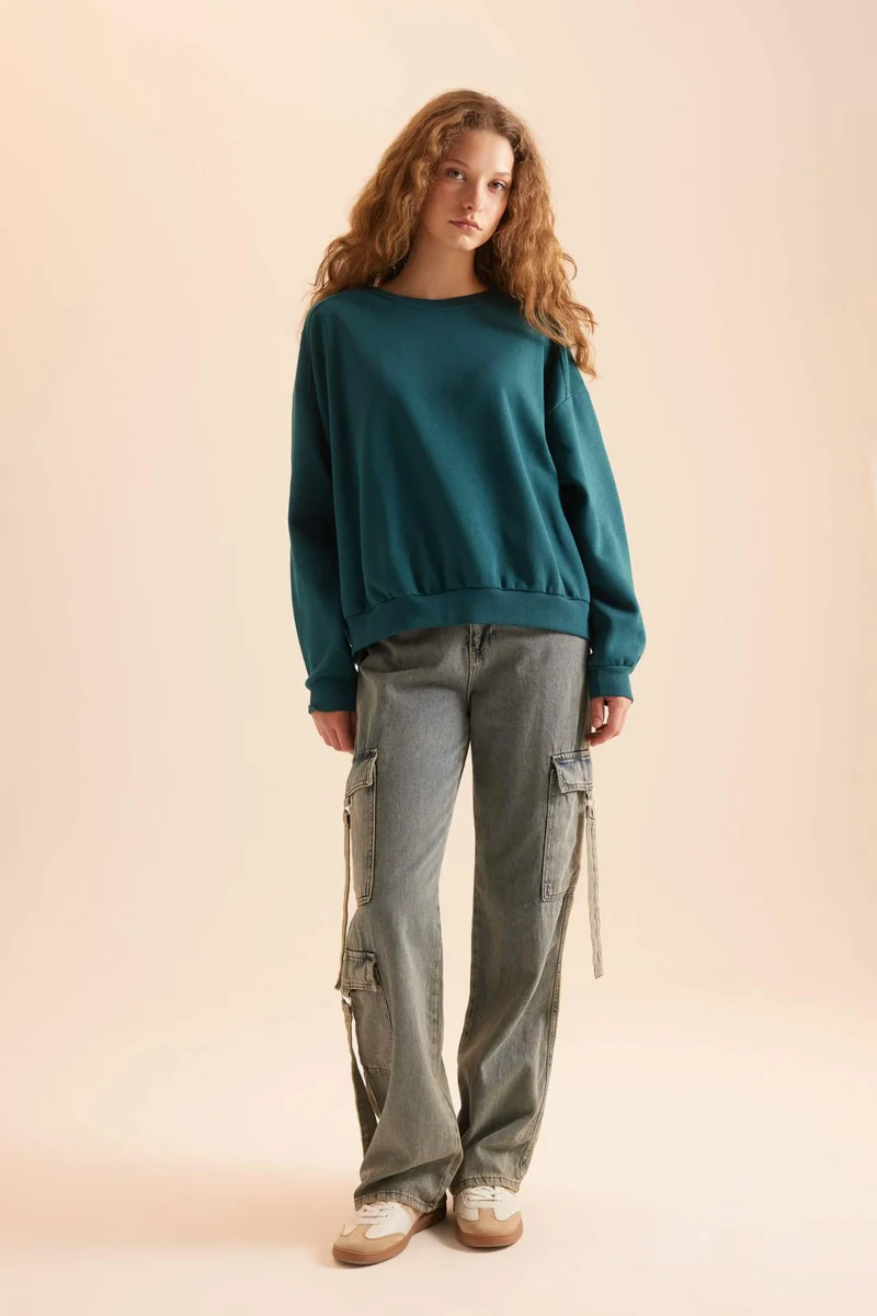 ديفاكتو Oversize Fit Sweatshirt