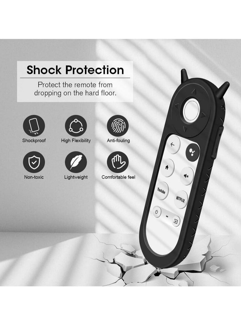 Captaintech Case for Chromecast, Remote Protective protector for Google TV 2020 Voice, Shockproof Anti-Slip Cover for Google Voice Remote Silicone Case Holder Skin - Image 2