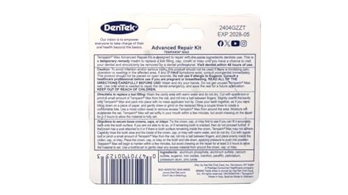 Dentek مجموعة إصلاح الأسنان المتقدمة DenTek Temparin Max، 13+ إصلاحات - Image 2