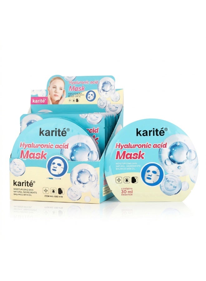 KARITE Karité Hyaluronic Acid Hydrating Mask (12pcs Set) - Image 1