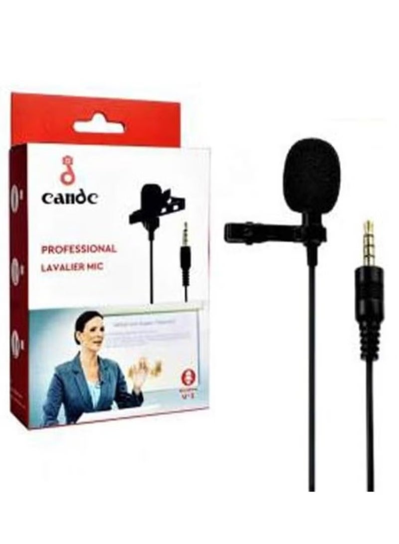 BORTONY Candc U1 Microphone Proffessional Lavalier MIC - Image 1