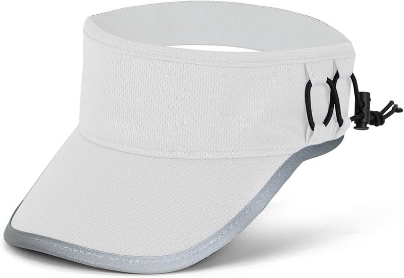 Gone For a Run Ultralight Sports Visor with RunTechnology - White - Image 1