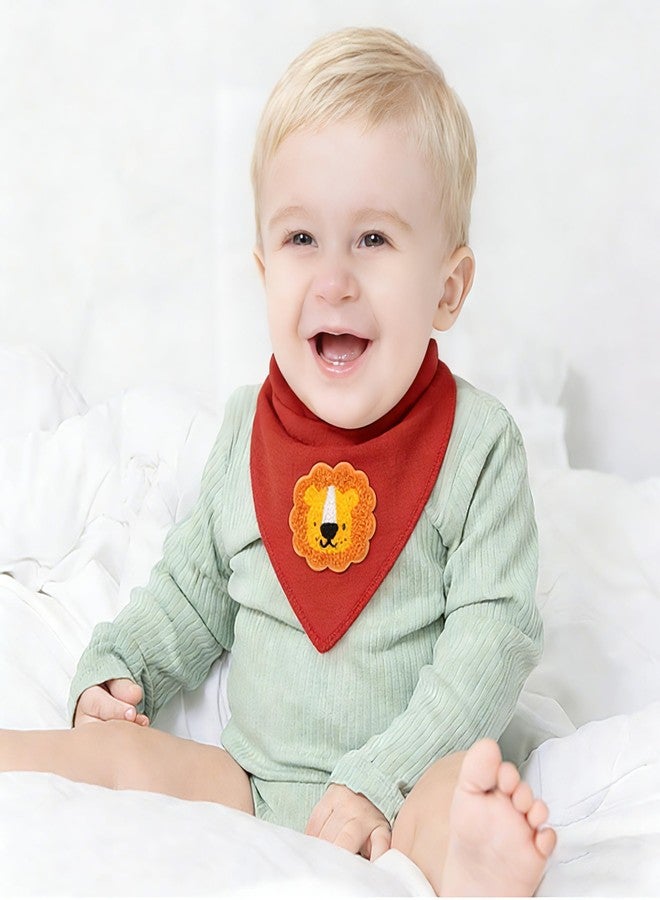 Benoxine Muslin Baby Bibs 12 Pack, Baby Bandana Drool Bibs for Unisex Boys Girls, Soft Absorbent for Teething & Drooling - Image 5