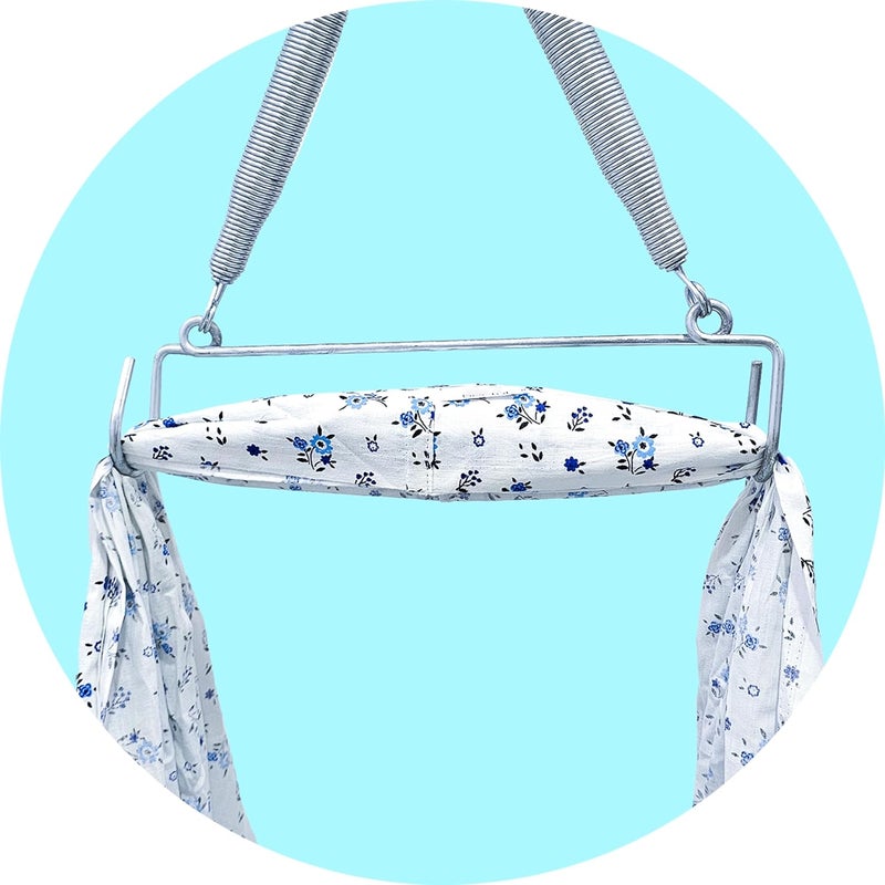 beetot Baby Cradle Spring, Jhula Spring, Capacity Upto 15 Kg, Stainless Steel, New Born Baby (Infant) Upto 2 Years Baby, Silver (White) - Image 4