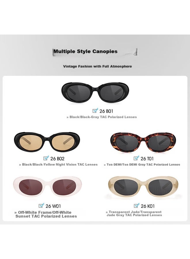 Caxman Gm Cat Eye Sungl For Men And Women, Suitable For Square And Round Faces, Narrow Frame, Uv Protection, Polarized, Slimming Effect, Premium Style Eyewear - Image 2