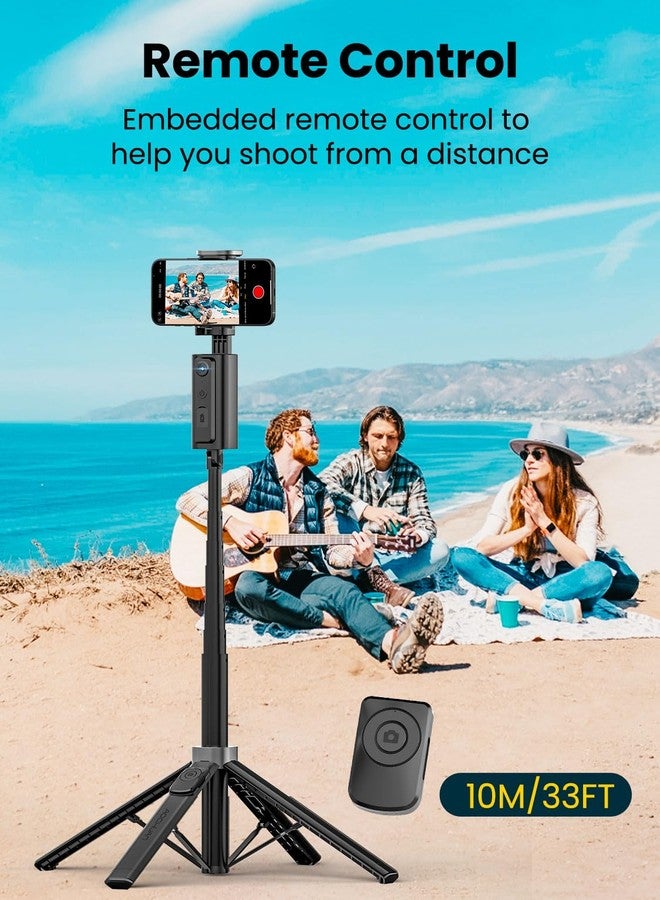 AOCHUAN Face Tracking Tripod for iPhone & Android,57'' Expandable 360 Rotation Selfie Stick That Follows Your Movement Rotation w/Remote, No APP, Phone Tripod Recording for YouTube, TikTok,Smart M3 - Image 4