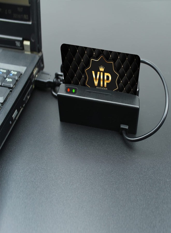 QICARWOW MSR90U Magnetic Strip Card Reader 3 Track USB POS Magstripe Card Reader for POS System Cashier Registry,Plug and Play, Black - Image 3