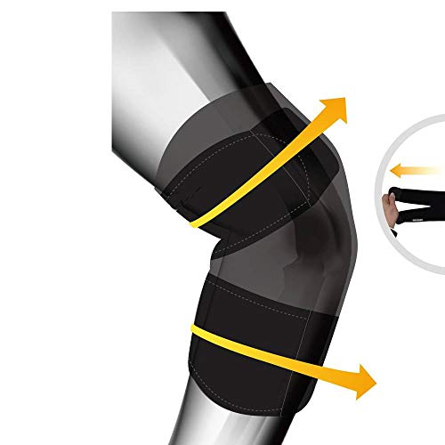 serveuttam Leosportz Elbow, Reversible Neoprene Support Brace for Joint, Arthritis Pain Relief, Tendonitis, Sports Injury Recovery, ES10, Black, 1 Count - Image 4