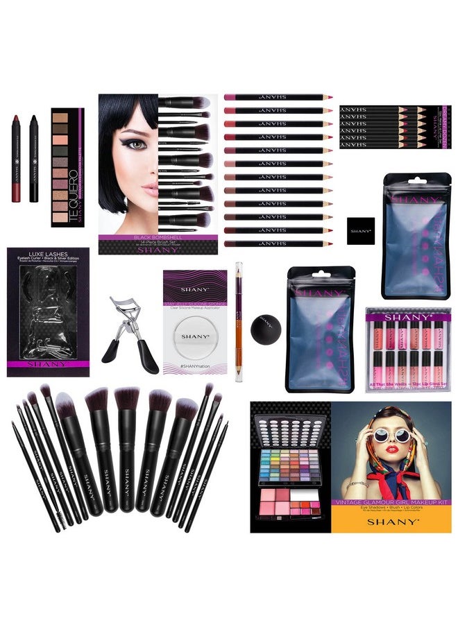 Shany Cosmetics Shany Gift Surprise- Amazon Exclusive - All In One Makeup Bundle - Colors & Selection Vary Multi-Colored, Unscented  - Image 1