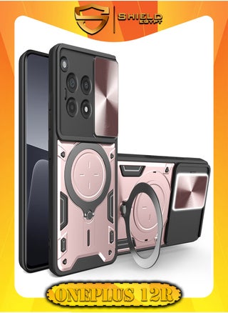 SHIELD EGYPT For OnePlus 12R/OnePlus Ace 3 Armored Camera Shield Cover Camera Lend Protection, Built-in 360° (Rose Gold) - pzsku/Z06004BCE4C89FBE5B01EZ/45/_/1727251485/bdbb4dba-6339-4070-8564-826d2d0da680