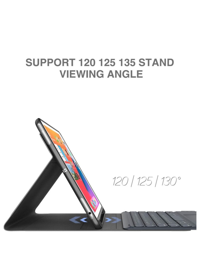 ELTRAZONE iPad Keyboard 9th Generation, Keyboard for iPad 8th Generation/7th Gen iPad, Black, 10.2"/10.5 - Image 4