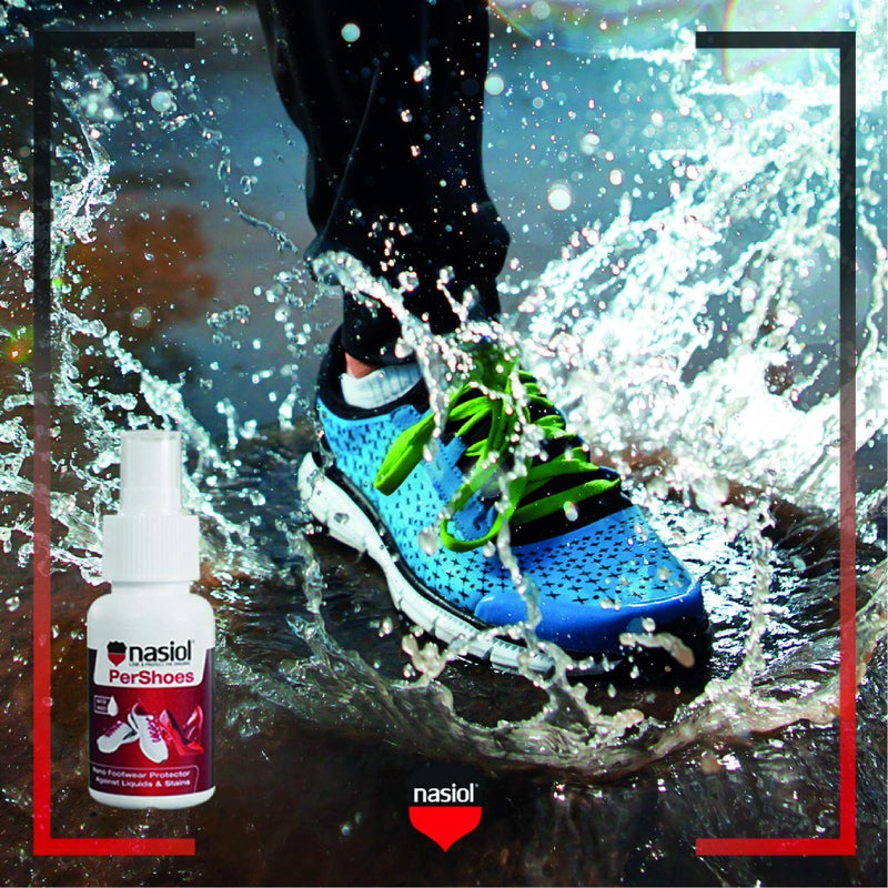 Nasiol PerShoes Nano Shoe Waterproofing Protection Spray, Suede, Fabric and Nubuck, Water Repellent Coating, Hydrophobic Footwear Protector Against Liquids, Rain & Stains, Sneaker Fabric Guard - Image 4