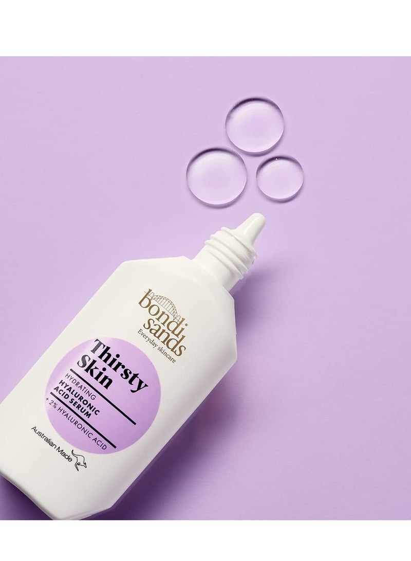 BONDI SANDS Thirsty Skin Hyaluronic Acid Serum Anti Aging Face Serum with Hyaluronic Acid Moisturizing for Sensitive and Mature Skin 30ml - Image 4