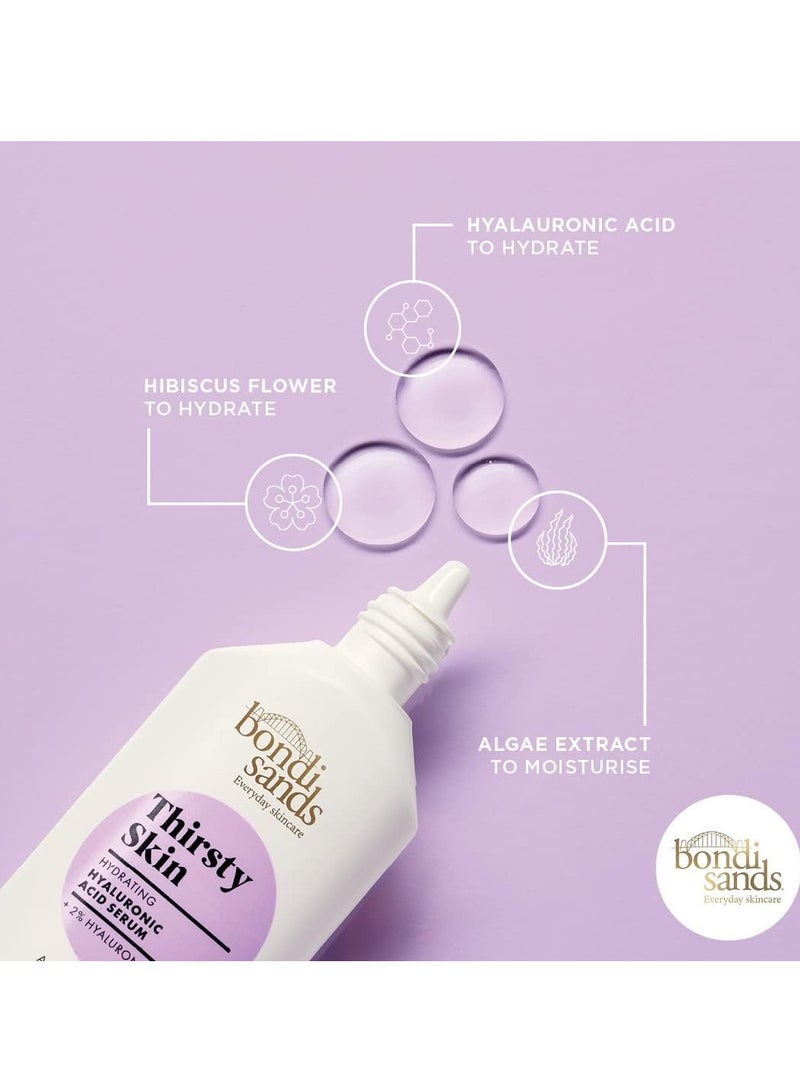 BONDI SANDS Thirsty Skin Hyaluronic Acid Serum Anti Aging Face Serum with Hyaluronic Acid Moisturizing for Sensitive and Mature Skin 30ml - Image 5