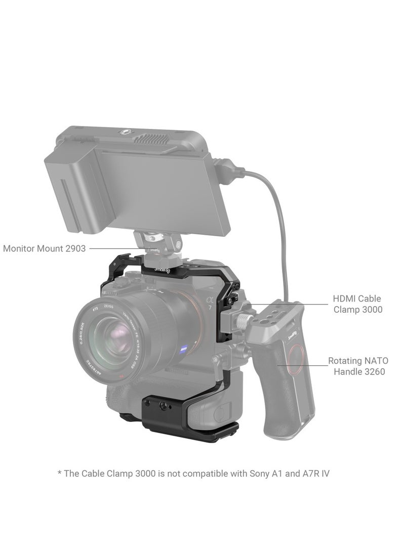 SmallRig Housing and Hands SmallRig for camera Sony A7R4 - Secure housing designed for Sony A7R4 camera. - Image 5