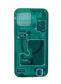 Transparent Circuit Board Design Case Compatible with iPhone 12 Pro Max green
