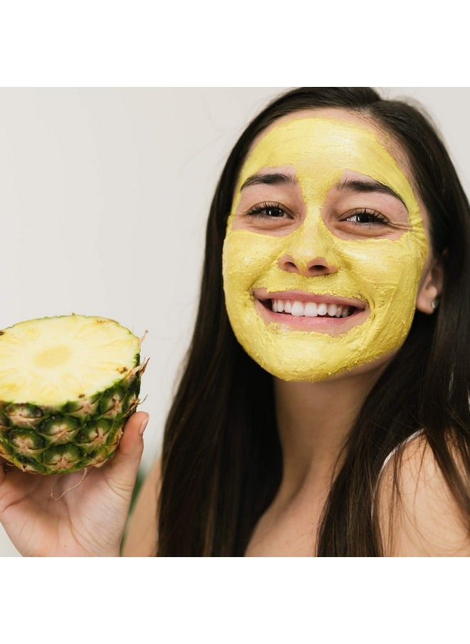 BioClarity - Brightening Face Mask | Brighten Up Sunshine |100% Clean Vegan Ingredients | Exfoliate Brighten & Hydrate Your Skin | Contains Vitamin C Pineapple Avocado Hyaluronic Acid | 2 Oz. - Image 1