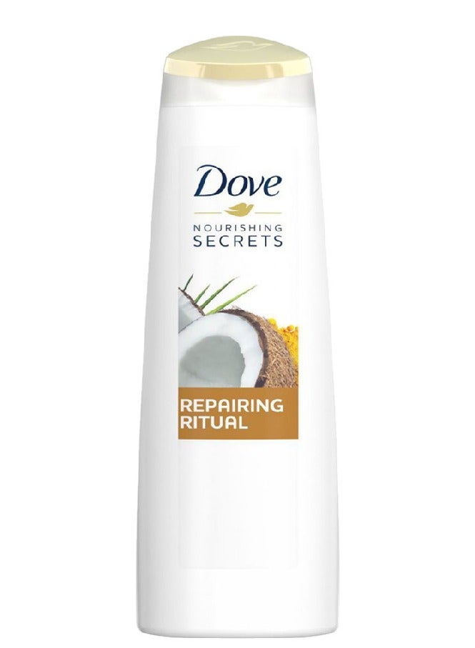 دوف شامبو روتين العناية بالتلف بجوز الهند والزعفران من دوڤ - 400 مل