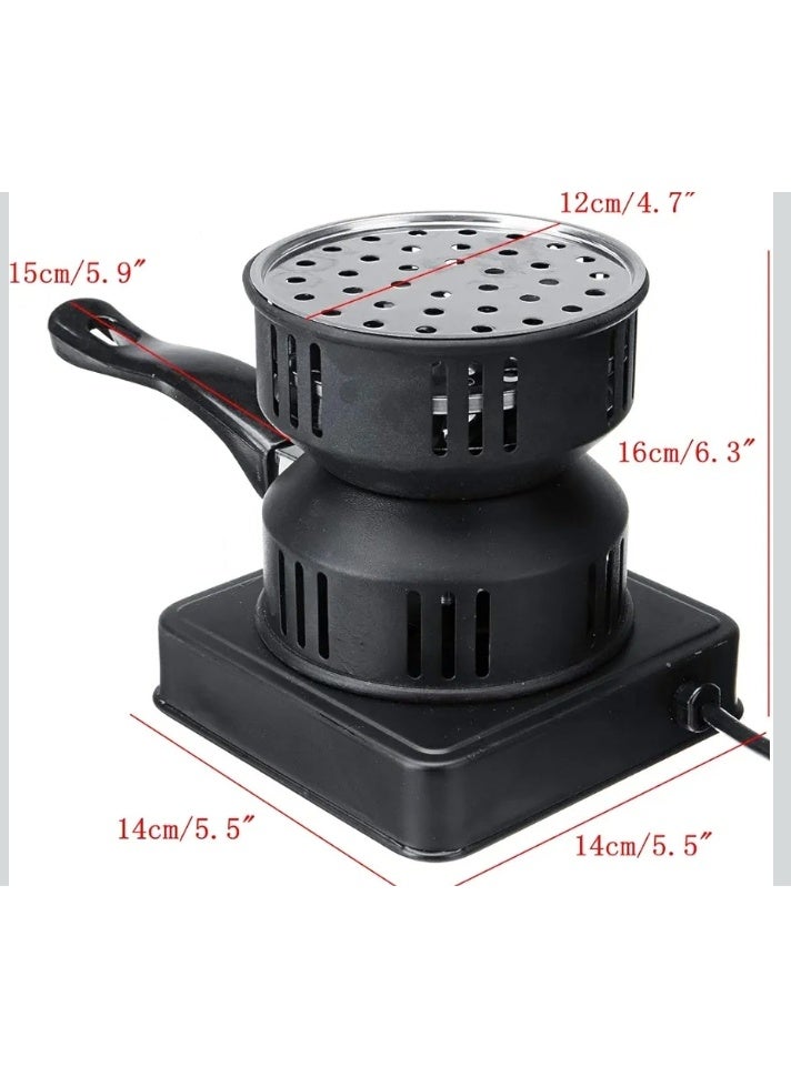 Salon 450W Electric Charcoal Stove for Camping and Cooking, Equipped with Electric Charcoal Burner, Electric Charcoal Lighter - Image 2