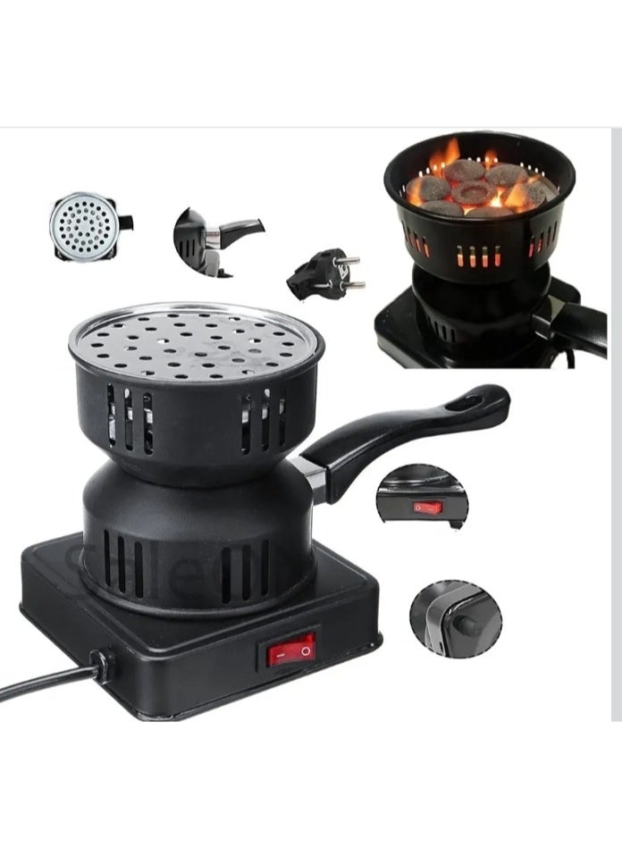 Salon 450W Electric Charcoal Stove for Camping and Cooking, Equipped with Electric Charcoal Burner, Electric Charcoal Lighter - Image 1