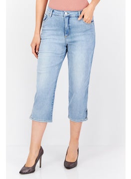 Gloria Vanderbilt Women Regular Fit Washed Stretchable Jeans, Blue  - Image 1