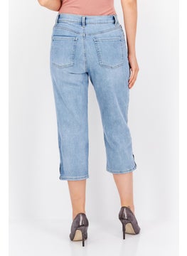 Gloria Vanderbilt Women Regular Fit Washed Stretchable Jeans, Blue  - Image 3