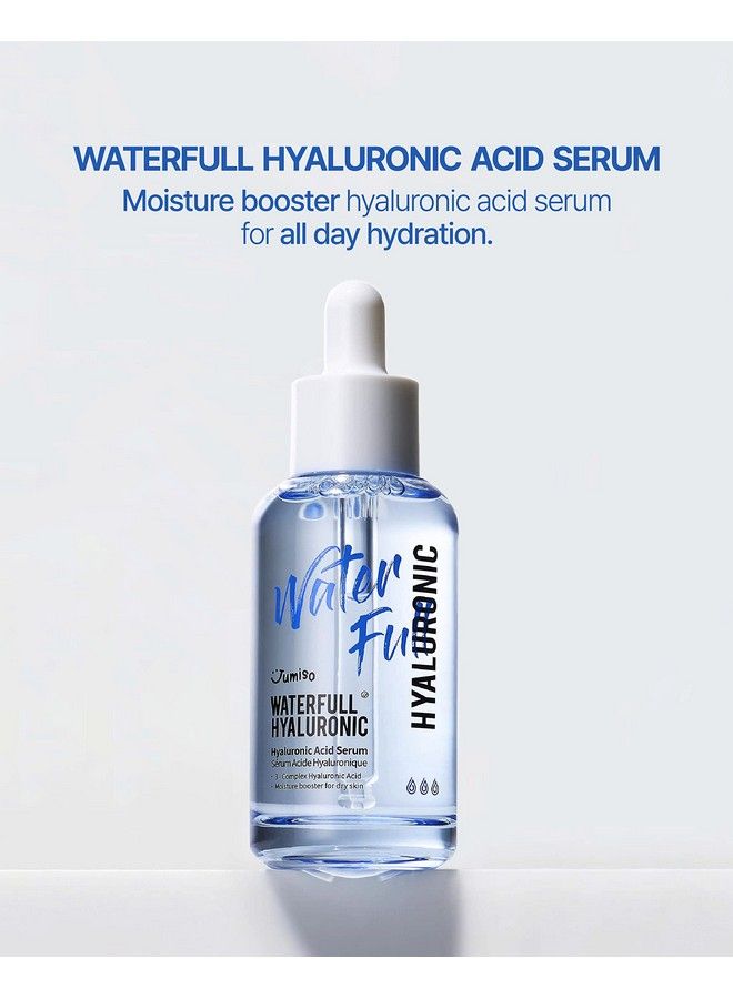 JUMISO Waterfull Hyaluronic Acid Serum 169 Floz / 50Ml : Face Moisturizer Facial Hydrating Serum For All Skin Types Moisture Booster For Dry Skin : Vegan Fragrancefree - Image 3