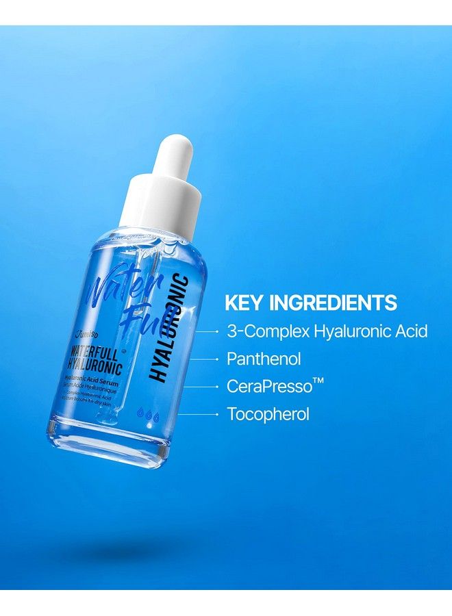 JUMISO Waterfull Hyaluronic Acid Serum 169 Floz / 50Ml : Face Moisturizer Facial Hydrating Serum For All Skin Types Moisture Booster For Dry Skin : Vegan Fragrancefree - Image 4