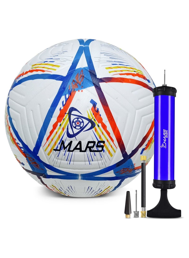 Mars Sports كرة قدم رياضية من Mars مع مضخة هواء وملحقاتها - Image 1