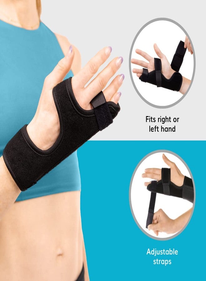 BraceAbility Ulnar Gutter Splint - Metacarpal Boxer Finger Fracture Treatment Brace for Broken, Jammed Pain Relief, Pinky and Ring Trigger, Mallet Finger Right or Left Hand Immobilization Support (S) - Image 4