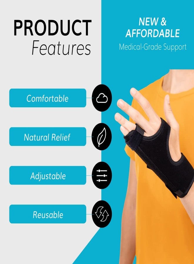 BraceAbility Ulnar Gutter Splint - Metacarpal Boxer Finger Fracture Treatment Brace for Broken, Jammed Pain Relief, Pinky and Ring Trigger, Mallet Finger Right or Left Hand Immobilization Support (S) - Image 5