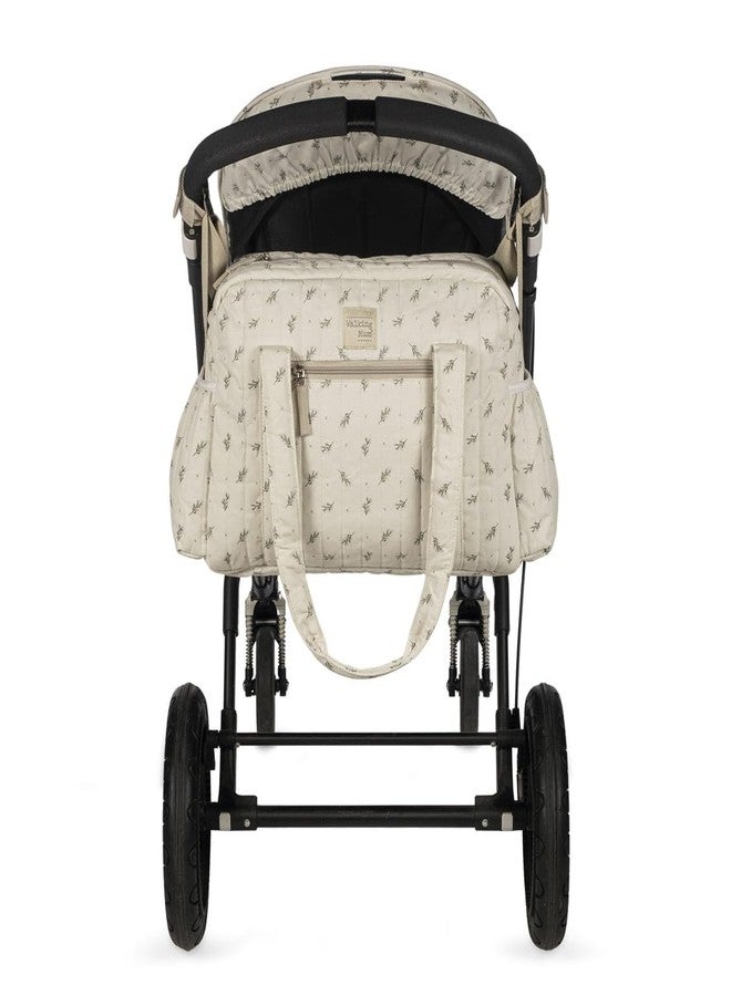 Walking Mum Mimosa Diaper Bag for Strollers - Spacious Baby Bag with Changing Pad, Thermal & Waterproof Pockets, Side Bottle Pockets, Shoulder & Hand Straps, Green - Image 5