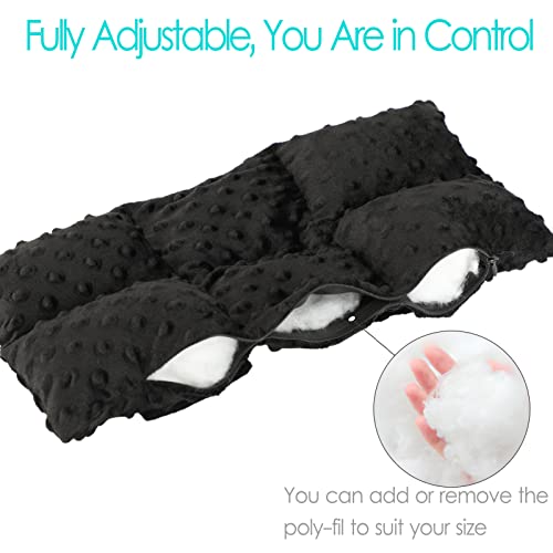 D. Cozy Ostomy Seat Belt Pillow Stoma Seatbelt Protector Ostomy Bag Cover Pillow for Driving Ileostomy Ostomy Support Pillow Urostomy Supplies Car Women Men Minky Dot Black - Image 5