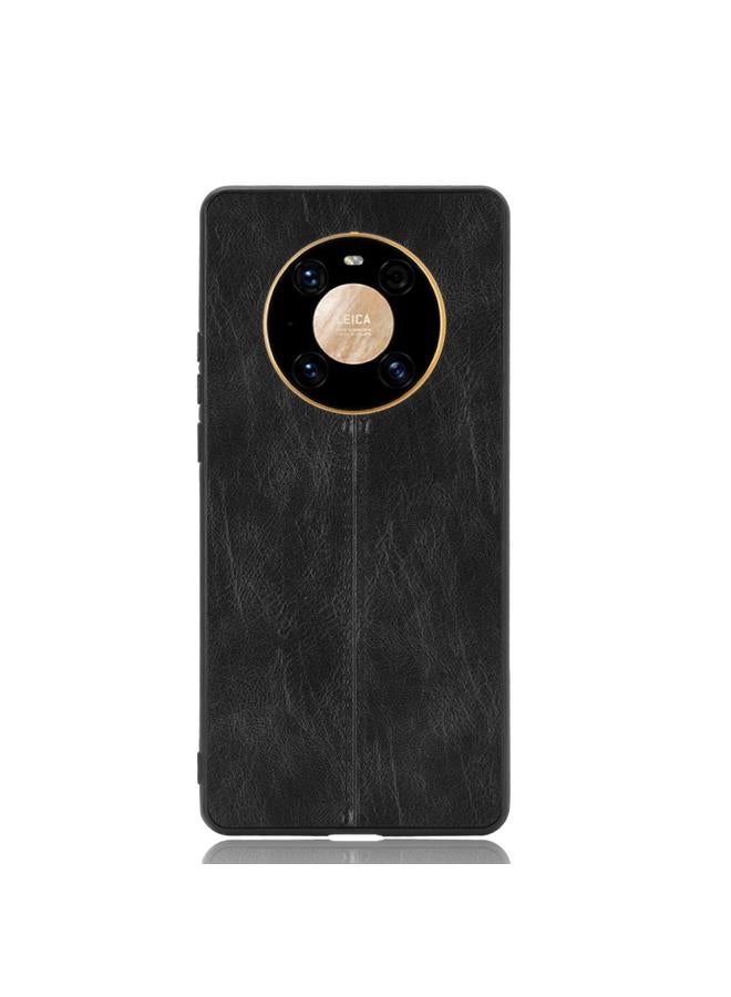 S-TOP Case For Huawei Mate 40 Pro+ Shockproof Sewing Cow Pattern Skin PC + PU + TPU Case - Image 2