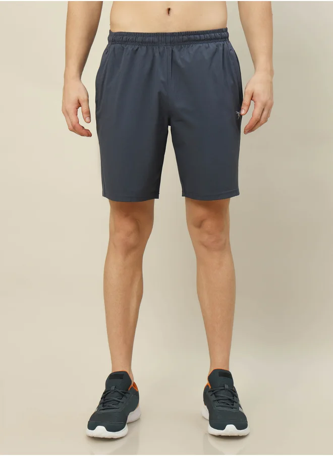Technosport Solid 2-Way Stretch Shorts