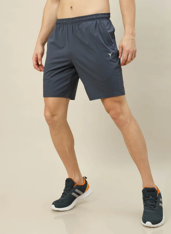 Technosport Solid 2-Way Stretch Shorts