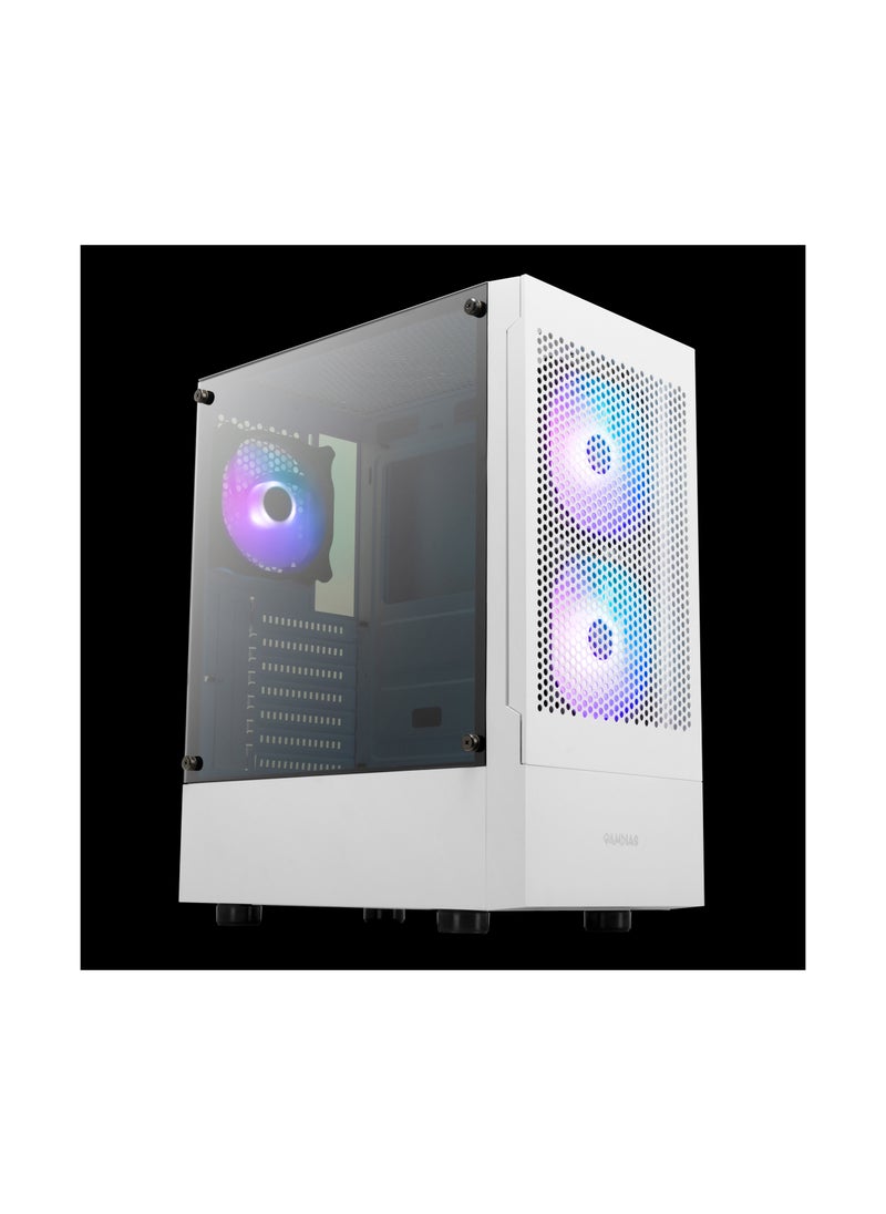 GAMDIAS TALOS E3 MESH White Computer Case