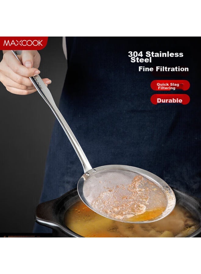 MAX COOK Meichun (maxcook) Strainer, Stainless Steel Mesh Skimmer, Wire Strainer Ladle, 60 Mesh Strainer, 15cm Mccu2434  - Image 1