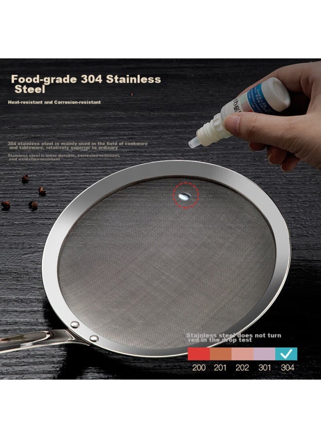 MAX COOK Meichun (maxcook) Strainer, Stainless Steel Mesh Skimmer, Wire Strainer Ladle, 60 Mesh Strainer, 15cm Mccu2434  - Image 5