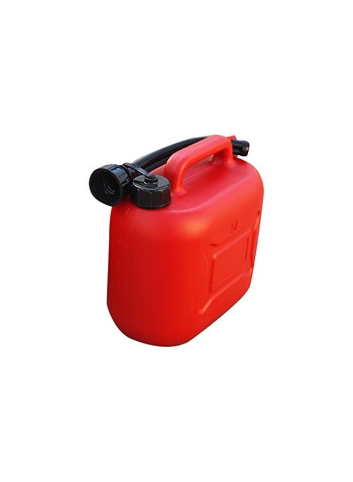 AKDC Red Gasoline Barrel 5Liters Plastic Can for Petrol/Diesel/Water-Red&Black - Image 1
