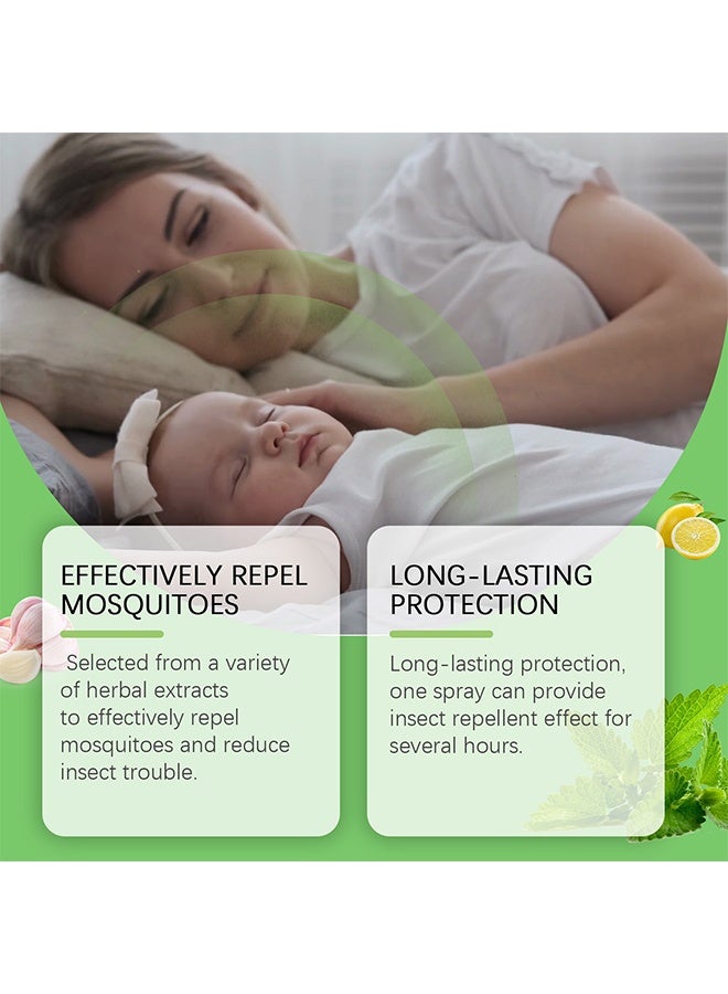 MOONSPRY 120ml Herbal Insect Repellent Spray, Natural Indoor & Outdoor Bug Control Spray, Low Odor Roach & Fly Killer Spray, Plant-Based Actives Kill Insects & Bugs On Contact, Non-Greasy, For Spiders, Ants, Roaches, And More, Kids And Pets Safe - Image 3