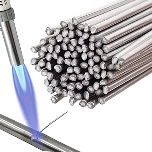 AZB 50 Pieces Flux Core Aluminum Rods Low Temperature Easy Melt Aluminum Welding Rods Welding Sticks - Image 1