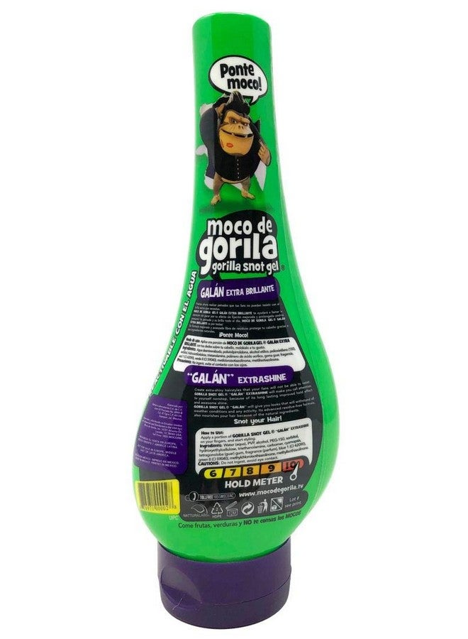 موكو دي غوريلا جل شعر موكو دي غوريلا جالان | جل تصفيف شعر فائق اللمعان لثبات يدوم طويلاً، جل غوريلا سنوت هو جل الشعر المثالي لإضفاء اللمعان على أي تسريحة شعر؛ زجاجة سكويز سعة 11.9 أونصة - Image 3