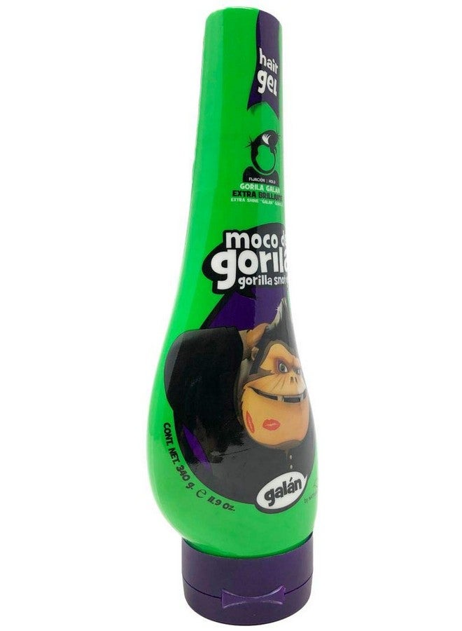 موكو دي غوريلا جل شعر موكو دي غوريلا جالان | جل تصفيف شعر فائق اللمعان لثبات يدوم طويلاً، جل غوريلا سنوت هو جل الشعر المثالي لإضفاء اللمعان على أي تسريحة شعر؛ زجاجة سكويز سعة 11.9 أونصة - Image 4