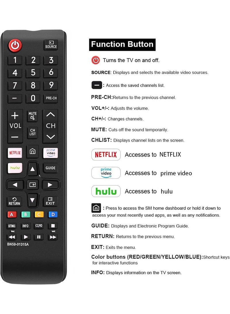 لياكم أحدث جهاز تحكم عن بعد عالمي لجميع أجهزة تلفزيون سامسونج المتوافقة مع جميع موديلات أجهزة التلفاز الذكية Samsung LCD LED HDTV ثلاثية الأبعاد - Image 4