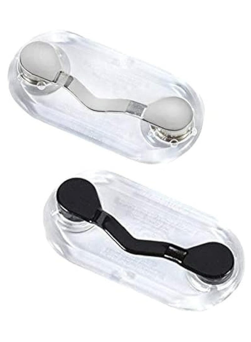 أوزيغالور 2 حزمة حامل النظارات المغناطيسي المصنوعة من الفولاذ، حامل النظارات للنظارات الشمسية والنظارات الأمانية - Image 1