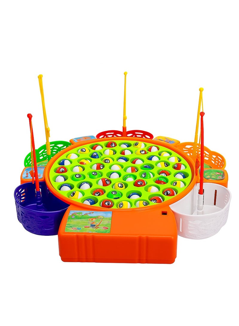 Rally Fishing Game for Kids – Fun and Educational Set with Fish, Sea Creatures, and Fishing Rods - Image 1