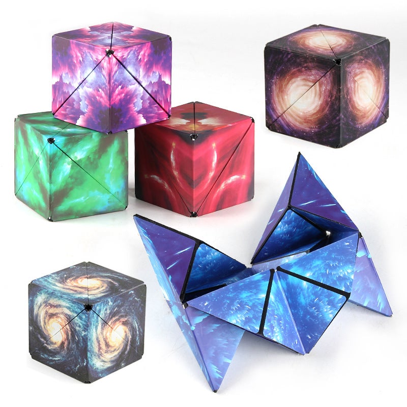 Shake Sound 3D Three-Dimensional Changeable Magnetic Geometric Rubik'S Cube Three-Dimensional Infinite Flip Rubik'S Cube Toy Manufacturers - Image 5