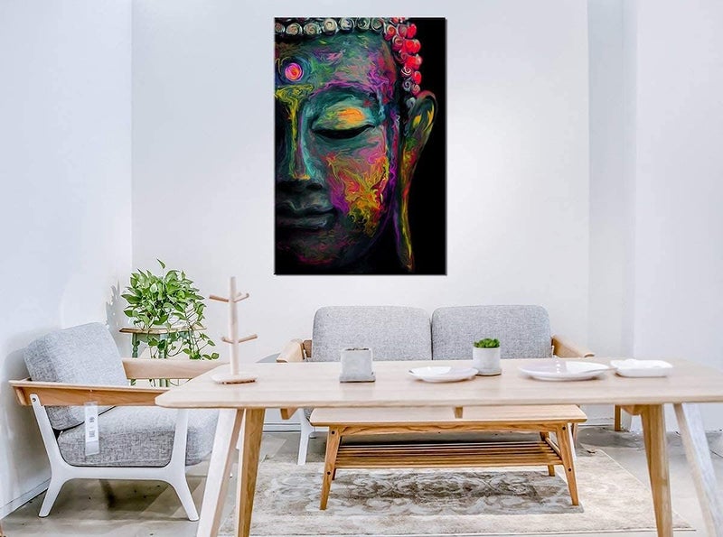 Sunfrower Buddha Wall Art Canvas Print - Image 4